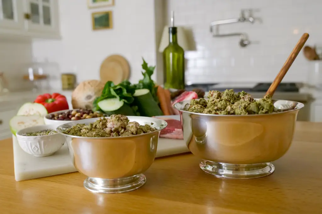 Posh Nosh Pewter Dog Bowl