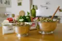 Posh Nosh Pewter Dog Bowl